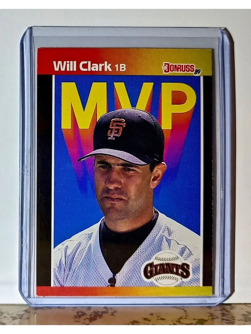 Will Clark 1989 Donruss MVP MLB #BC-22 Baseball Card San Francisco Giants